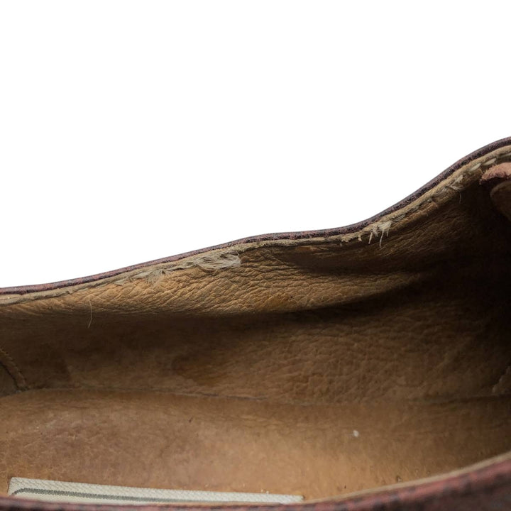 Bally U-tip shoes, size 41 1/2 Men's 26.5cm genuine leather burgundy type Vintage Second Hand