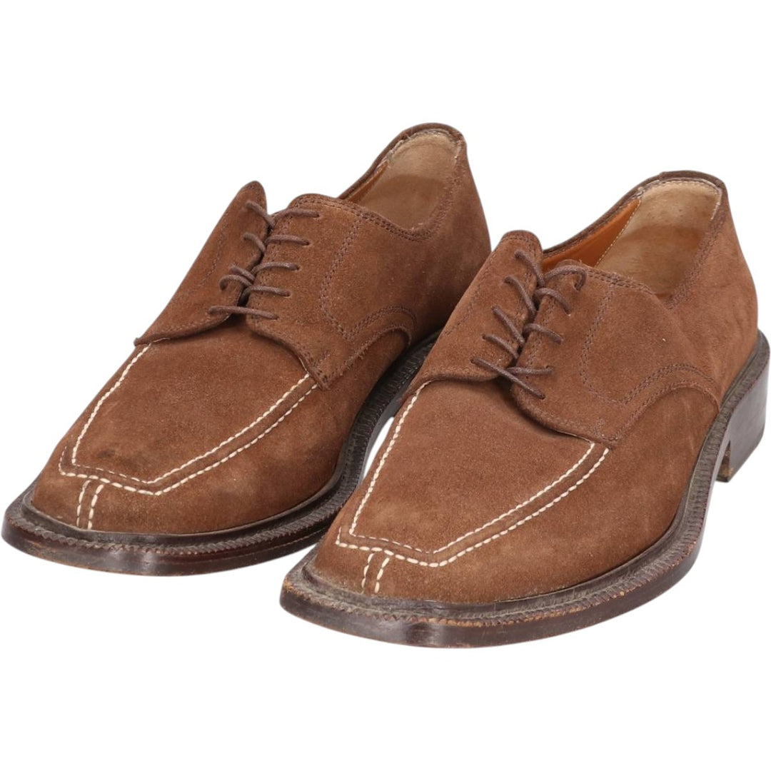 Bruno Magli U-tip shoes, size 41 1/2, made in Italy Men's 27.5cm unclear brown type Vintage Second Hand