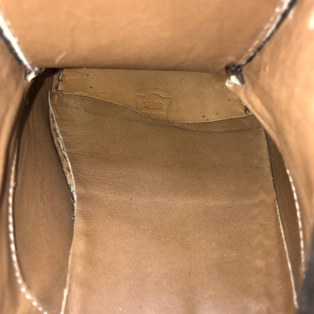 Bruno Magli U-tip shoes, size 41 1/2, made in Italy Men's 27.5cm unclear brown type Vintage Second Hand