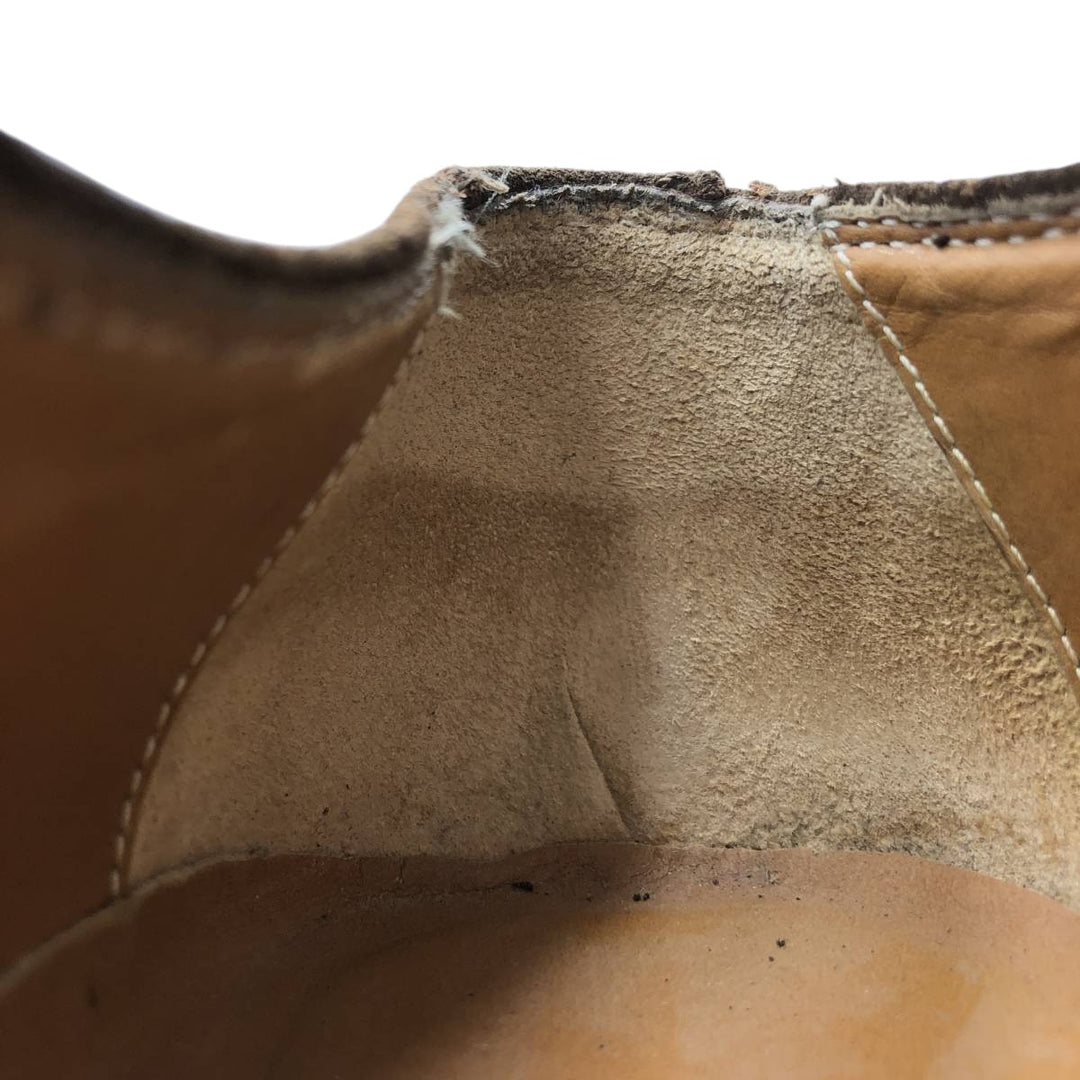 Bruno Magli U-tip shoes, size 41 1/2, made in Italy Men's 27.5cm unclear brown type Vintage Second Hand