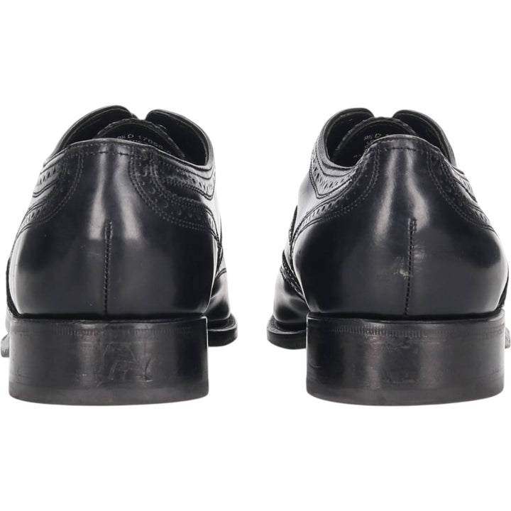Florsheim Wingtip Shoes 9 1/2D Men's 27.5cm genuine leather black type Vintage Second Hand
