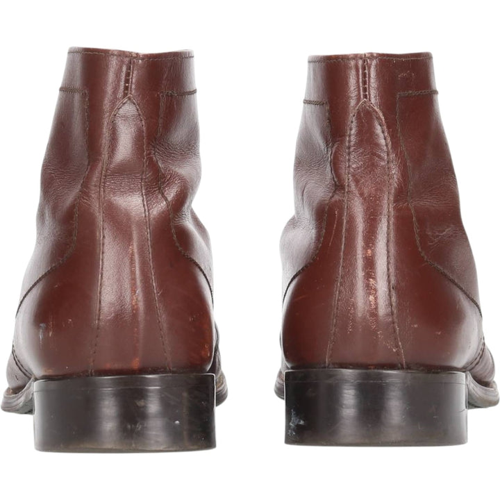 SIR IMPERIAL Straight Tip Short Boots 8 Men's 26.0cm genuine leather brown type Vintage Second Hand