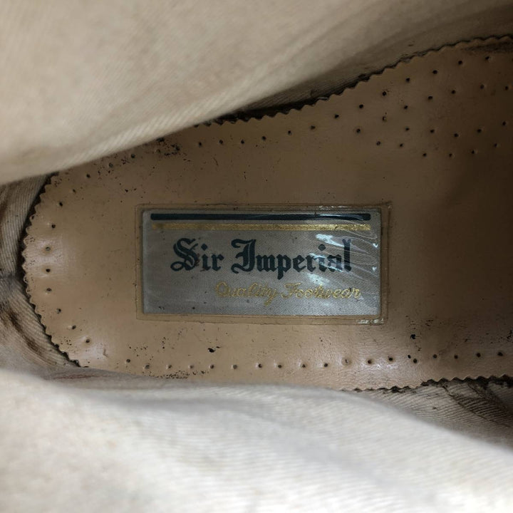 SIR IMPERIAL Straight Tip Short Boots 8 Men's 26.0cm genuine leather brown type Vintage Second Hand