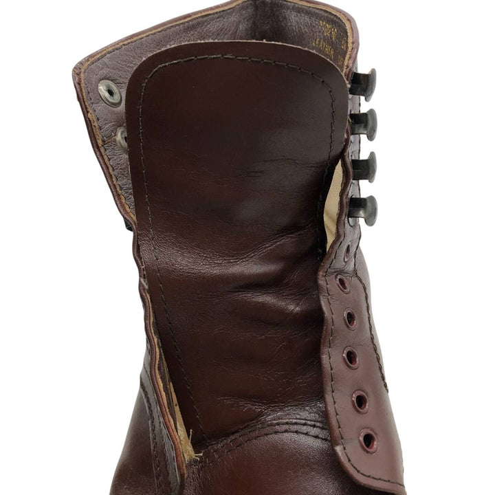 SIR IMPERIAL Straight Tip Short Boots 8 Men's 26.0cm genuine leather brown type Vintage Second Hand