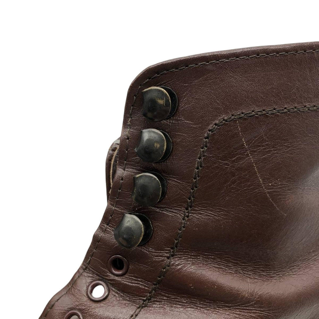 SIR IMPERIAL Straight Tip Short Boots 8 Men's 26.0cm genuine leather brown type Vintage Second Hand