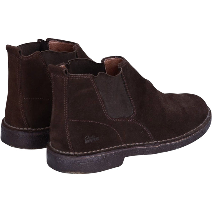 Clarks Suede Side Gore Boots Size 10 Men's 28.0cm suede brown type Vintage Second Hand