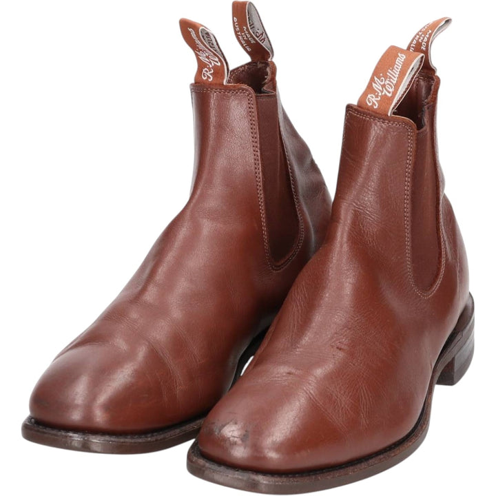 RMWilliams Side Gore Boots, Made in Australia, 7G Men's 25.5cm unclear brown type Vintage Second Hand