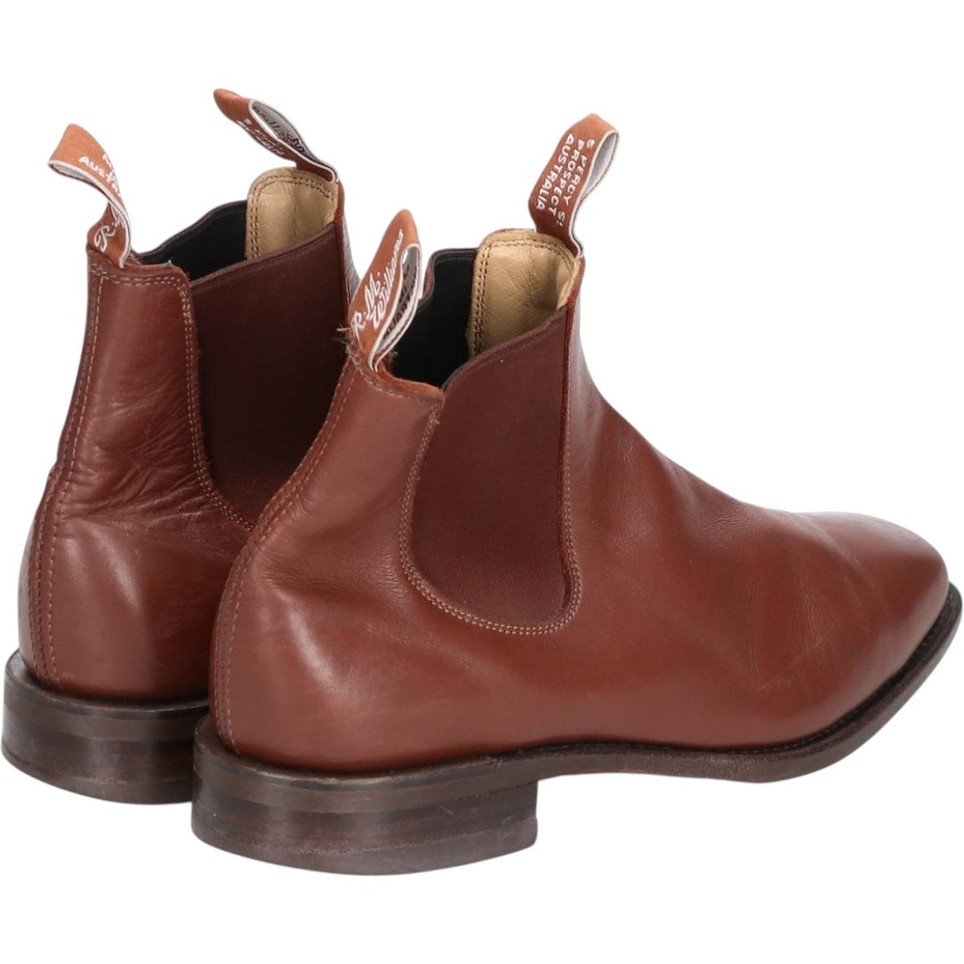 RMWilliams Side Gore Boots, Made in Australia, 7G Men's 25.5cm unclear brown type Vintage Second Hand
