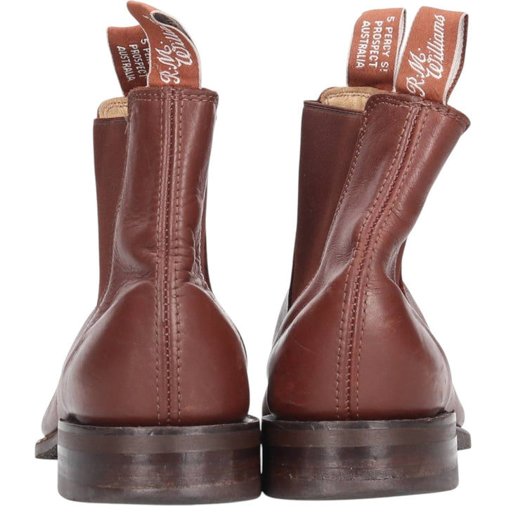RMWilliams Side Gore Boots, Made in Australia, 7G Men's 25.5cm unclear brown type Vintage Second Hand