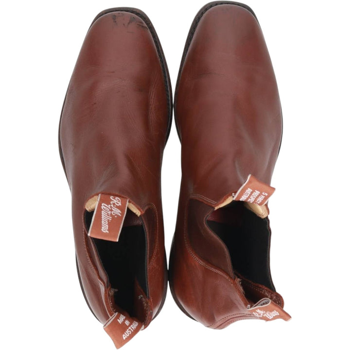 RMWilliams Side Gore Boots, Made in Australia, 7G Men's 25.5cm unclear brown type Vintage Second Hand