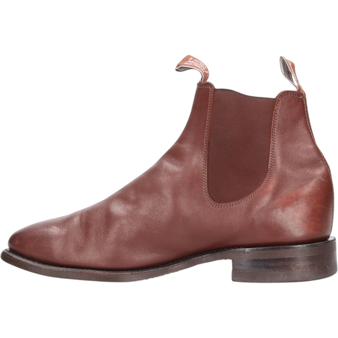 RMWilliams Side Gore Boots, Made in Australia, 7G Men's 25.5cm unclear brown type Vintage Second Hand