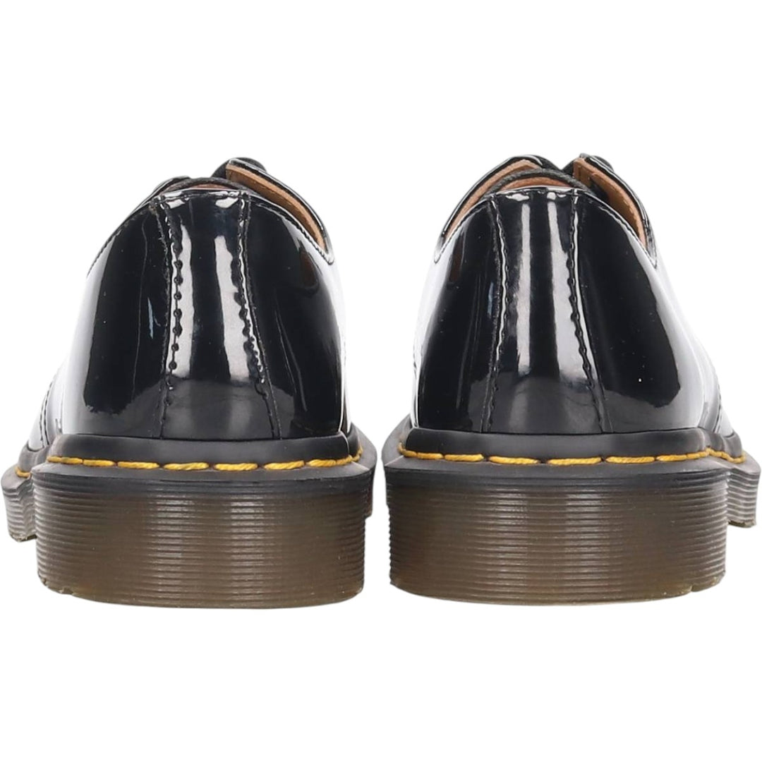 Dr. Martens patent leather 3-eye shoes, UK size 5 Women's 24.0cm enamel black type Vintage Second Hand