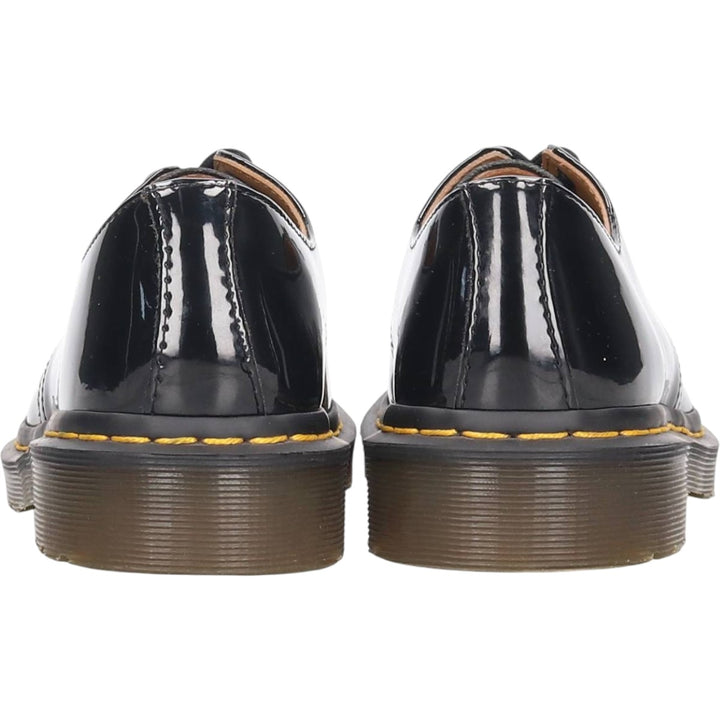 Dr. Martens patent leather 3-eye shoes, UK size 5 Women's 24.0cm enamel black type Vintage Second Hand