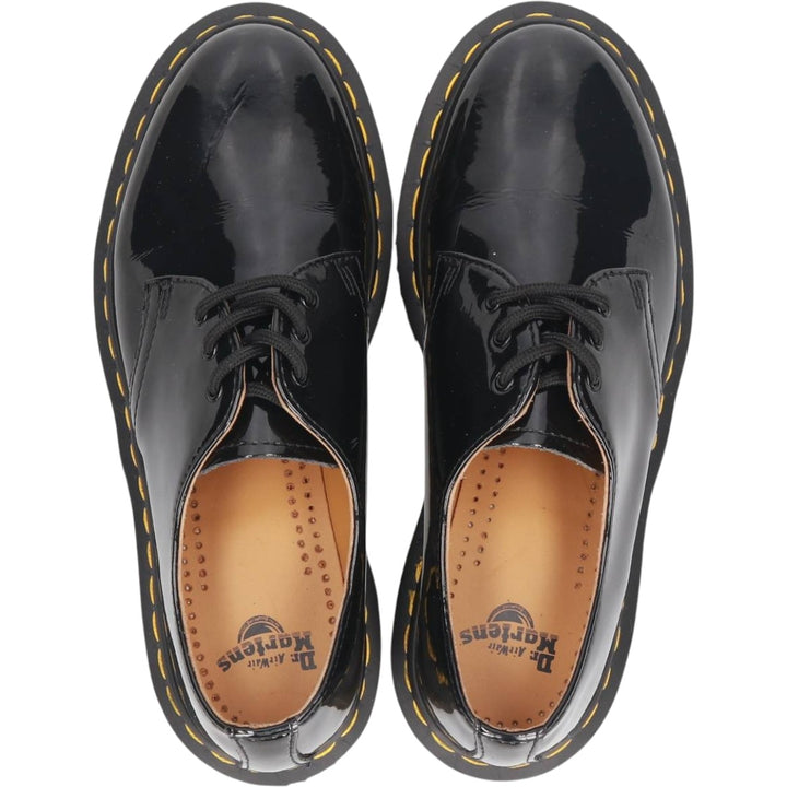 Dr. Martens patent leather 3-eye shoes, UK size 5 Women's 24.0cm enamel black type Vintage Second Hand