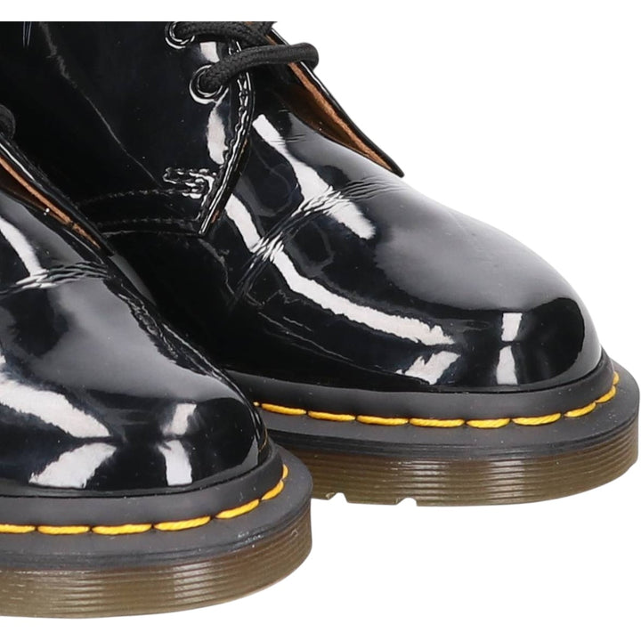 Dr. Martens patent leather 3-eye shoes, UK size 5 Women's 24.0cm enamel black type Vintage Second Hand