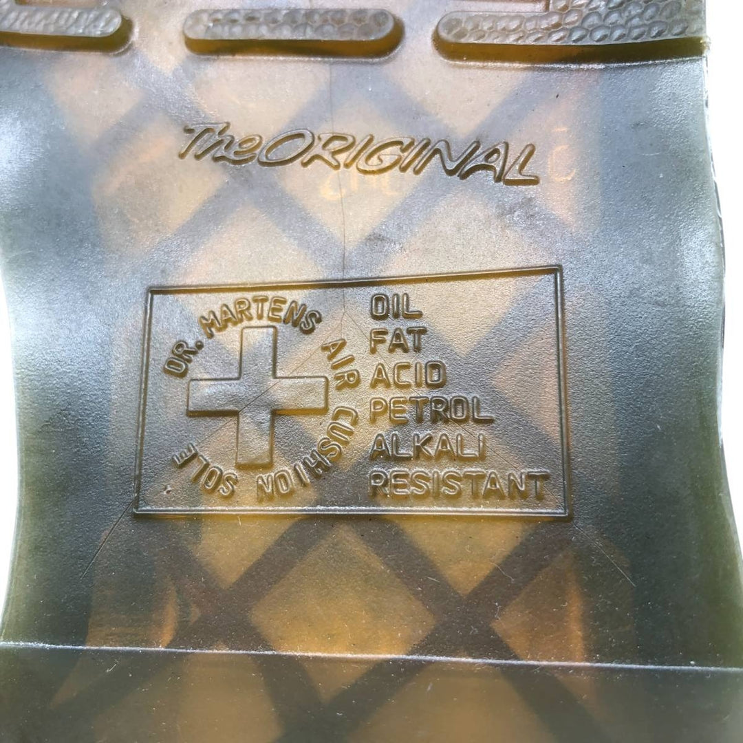 Dr. Martens patent leather 3-eye shoes, UK size 5 Women's 24.0cm enamel black type Vintage Second Hand