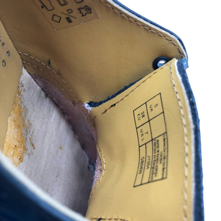 Dr. Martens patent leather 3-eye shoes, UK size 5 Women's 24.0cm enamel black type Vintage Second Hand