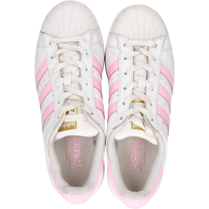 Adidas SUPERSTAR sneakers US 7 1/2 Women's 24.5cm unclear white type Vintage Second Hand
