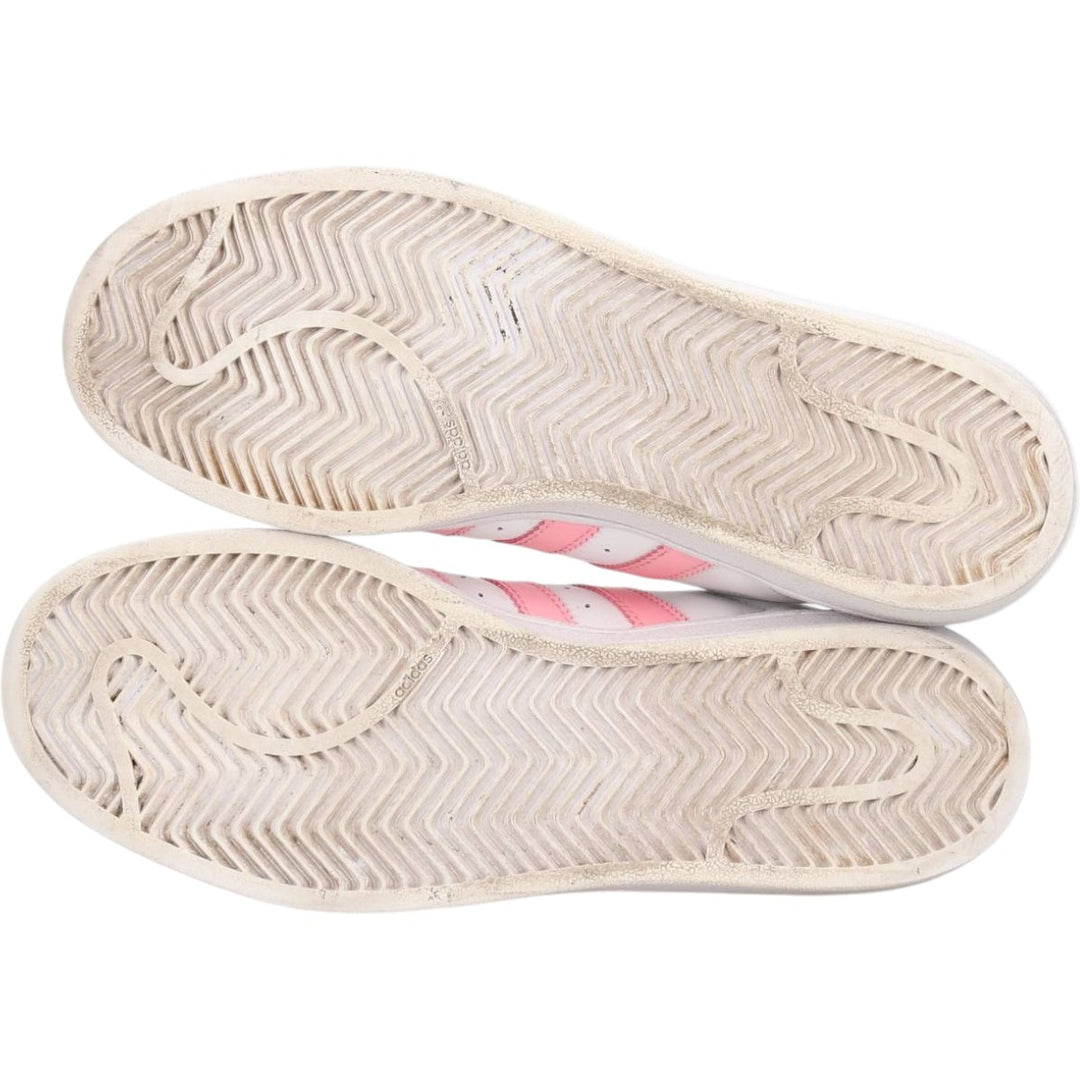 Adidas SUPERSTAR sneakers US 7 1/2 Women's 24.5cm unclear white type Vintage Second Hand