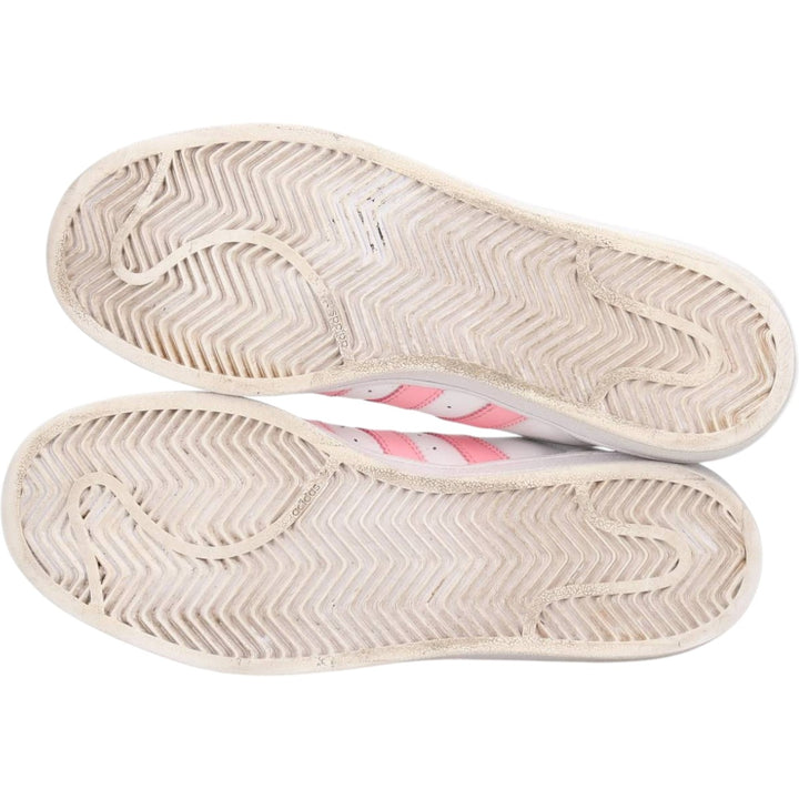 Adidas SUPERSTAR sneakers US 7 1/2 Women's 24.5cm unclear white type Vintage Second Hand