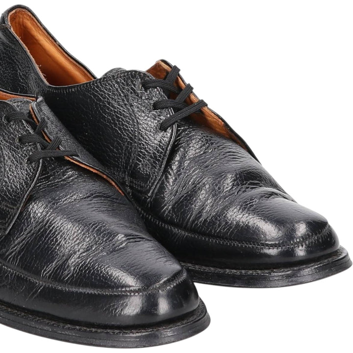 John Hampton U-Tip Shoes, Made in England, Size 6 Women's 24.5cm genuine leather black type Vintage Second Hand