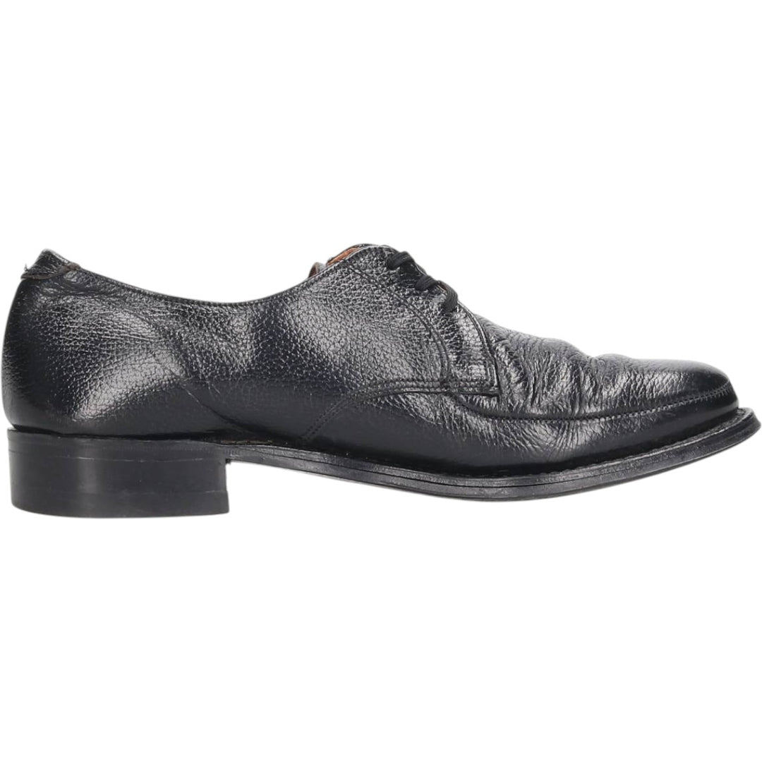John Hampton U-Tip Shoes, Made in England, Size 6 Women's 24.5cm genuine leather black type Vintage Second Hand