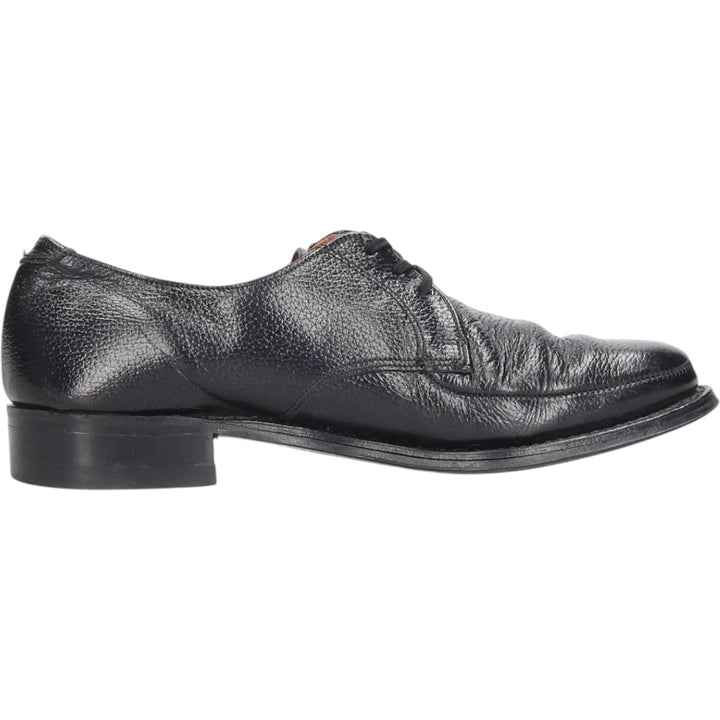 John Hampton U-Tip Shoes, Made in England, Size 6 Women's 24.5cm genuine leather black type Vintage Second Hand
