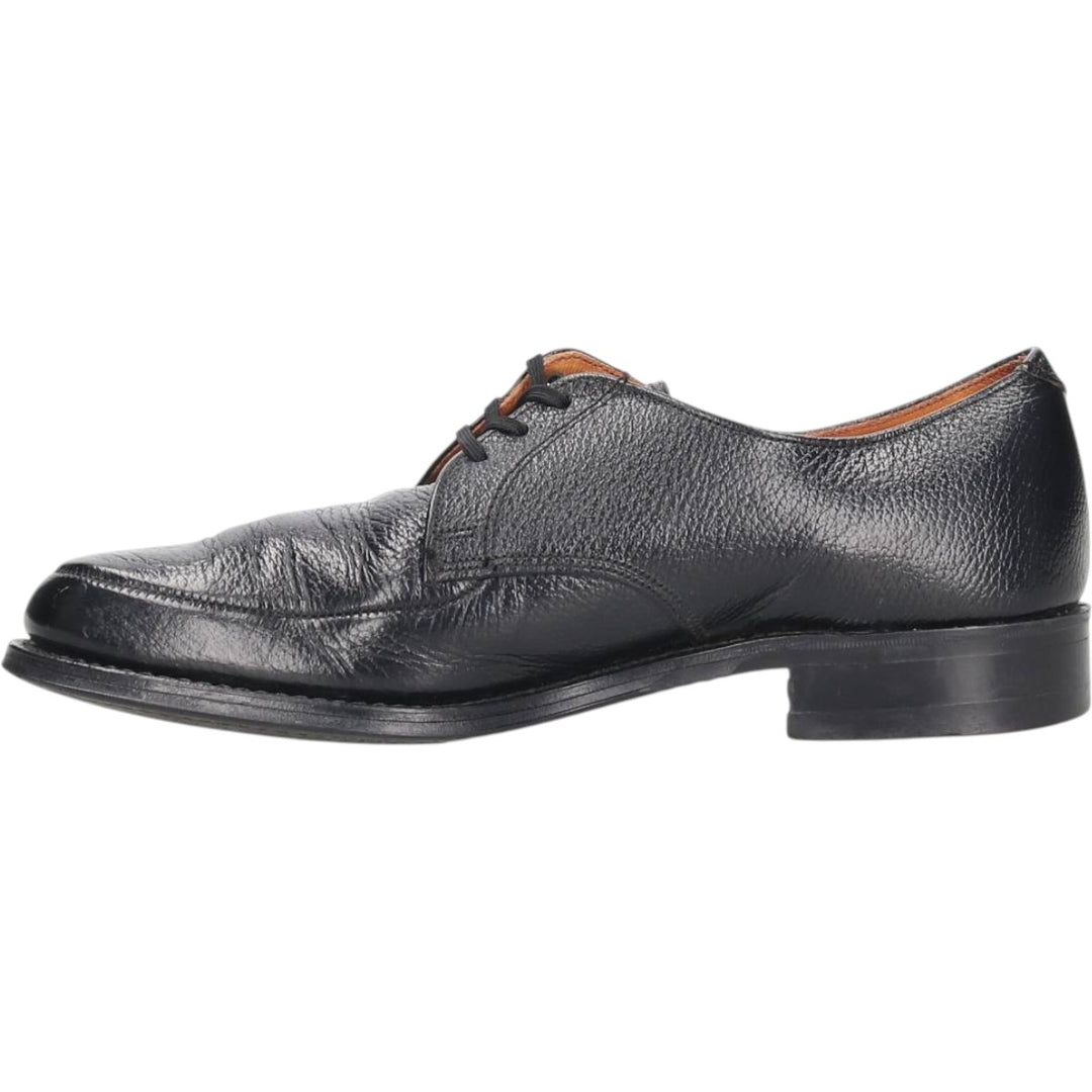 John Hampton U-Tip Shoes, Made in England, Size 6 Women's 24.5cm genuine leather black type Vintage Second Hand