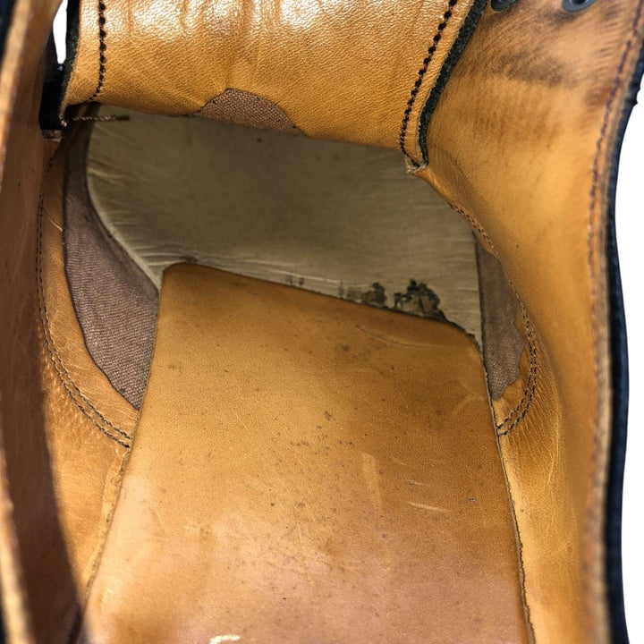 John Hampton U-Tip Shoes, Made in England, Size 6 Women's 24.5cm genuine leather black type Vintage Second Hand