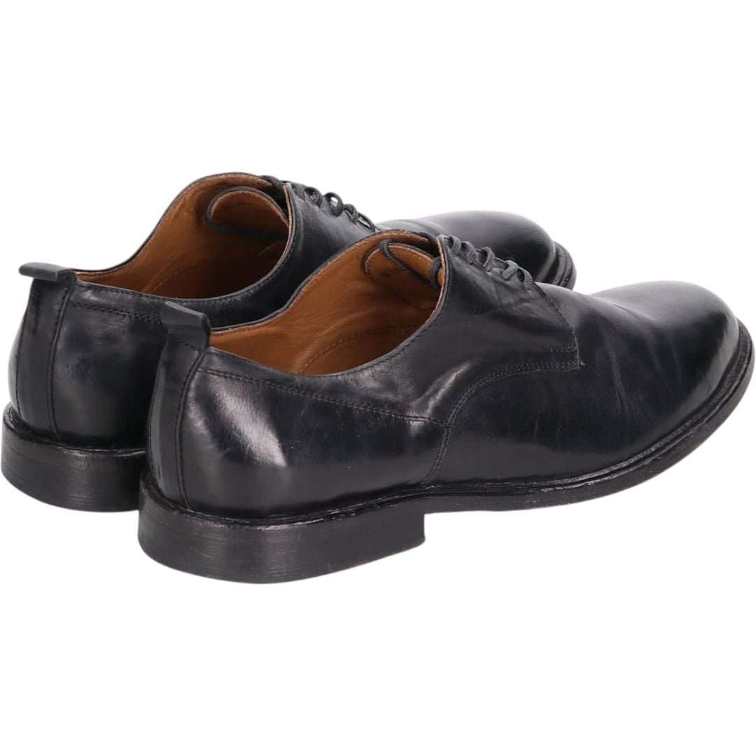 BARNEYS NEWYORK Plain Toe Shoes Made in Italy Men's 27.5cm unclear black type Vintage Second Hand