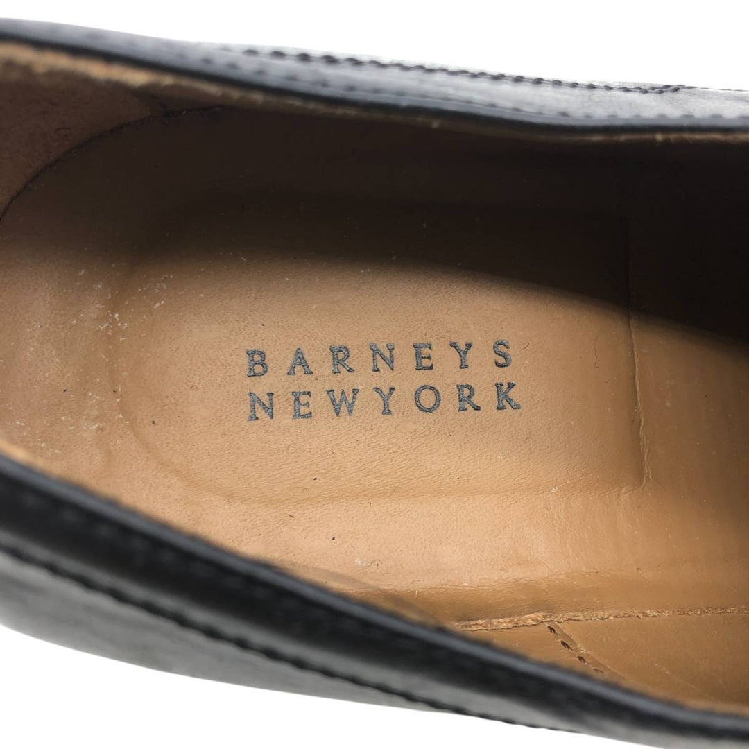 BARNEYS NEWYORK Plain Toe Shoes Made in Italy Men's 27.5cm unclear black type Vintage Second Hand