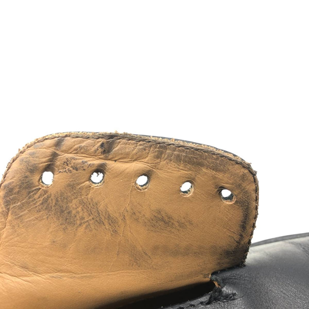 BARNEYS NEWYORK Plain Toe Shoes Made in Italy Men's 27.5cm unclear black type Vintage Second Hand