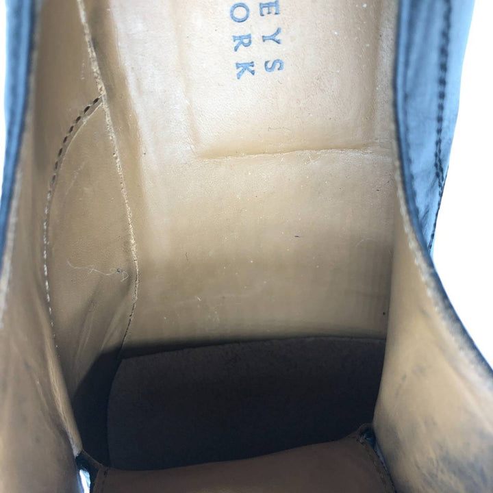 BARNEYS NEWYORK Plain Toe Shoes Made in Italy Men's 27.5cm unclear black type Vintage Second Hand