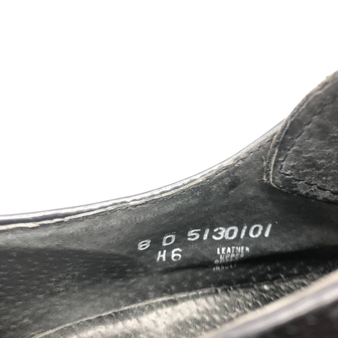 Stafford Full Brogue Wingtip Shoes Made in USA Men's 26.0cm genuine leather black type Vintage Second Hand