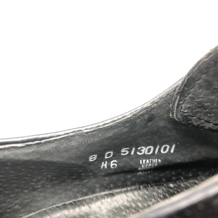 Stafford Full Brogue Wingtip Shoes Made in USA Men's 26.0cm genuine leather black type Vintage Second Hand