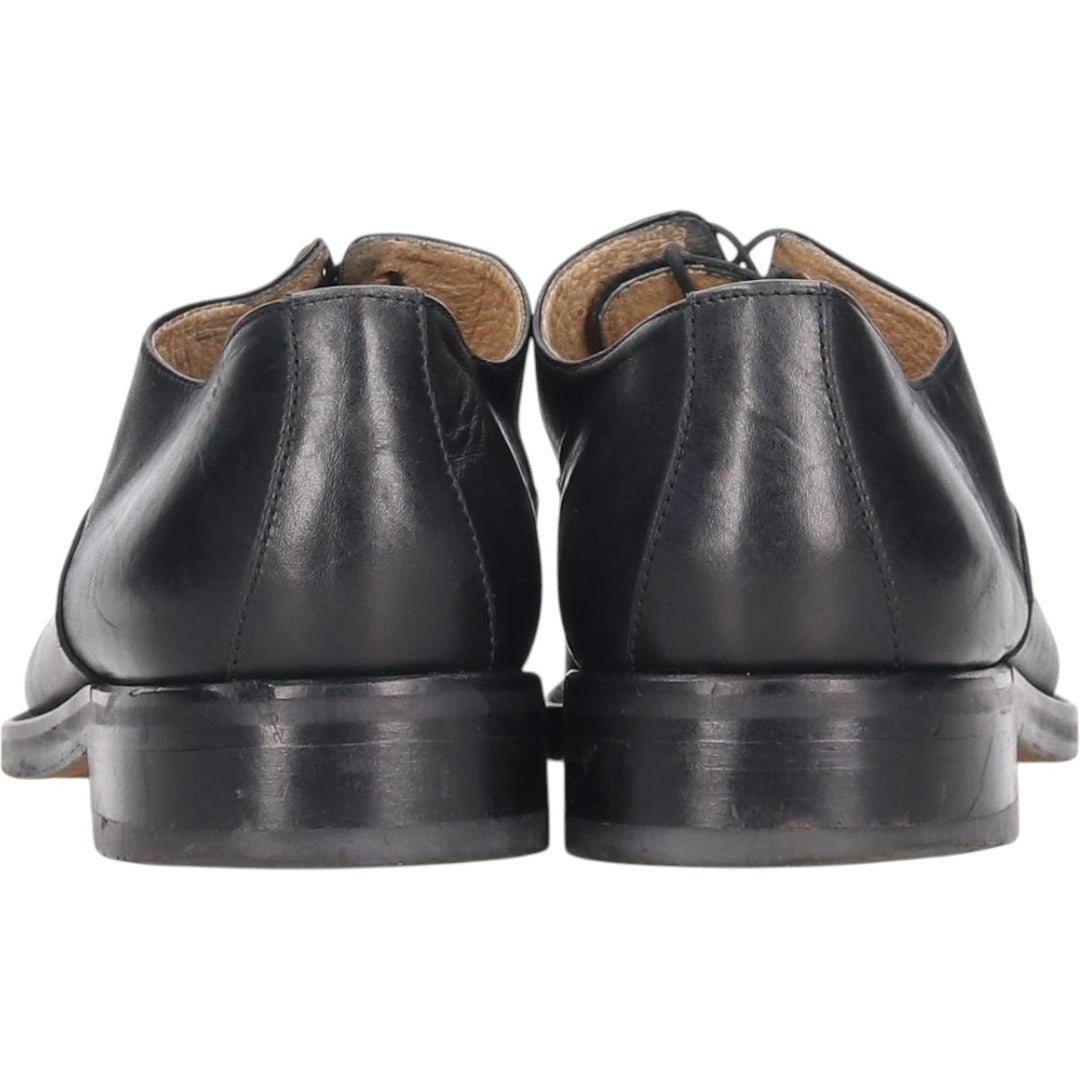 Straight tip shoes made in Italy size 42 Men's 26.5cm genuine leather black type Vintage Second Hand