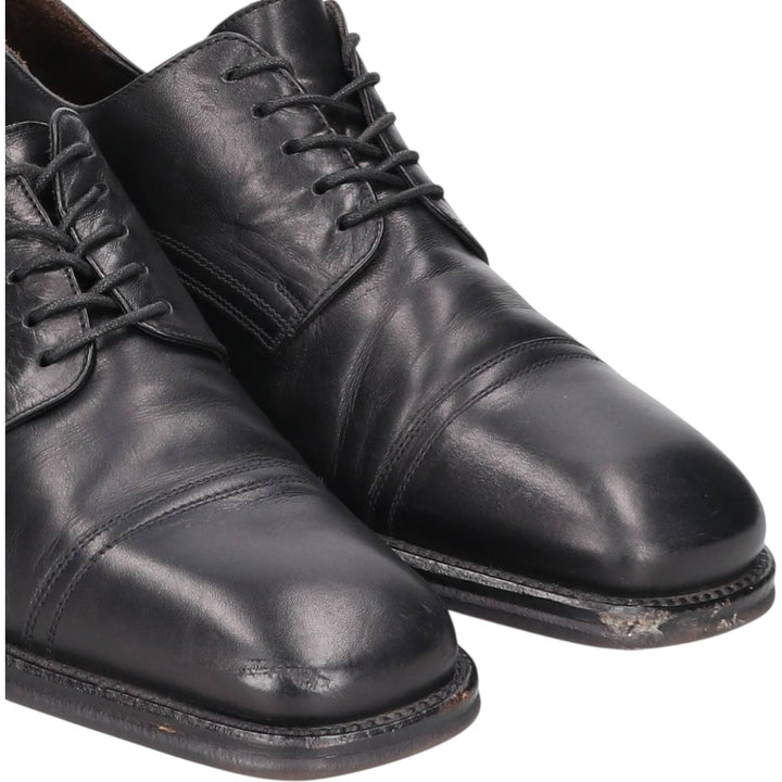 CABLE AND Co. Square Toe Straight Tip Shoes, Made in Italy, 8D Men's 26.5cm unclear black type Vintage Second Hand