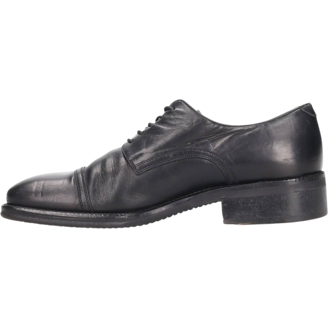 CABLE AND Co. Square Toe Straight Tip Shoes, Made in Italy, 8D Men's 26.5cm unclear black type Vintage Second Hand