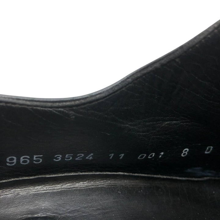 CABLE AND Co. Square Toe Straight Tip Shoes, Made in Italy, 8D Men's 26.5cm unclear black type Vintage Second Hand