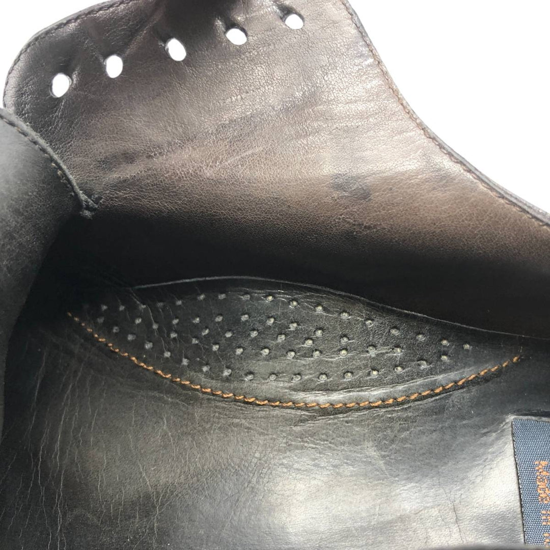 CABLE AND Co. Square Toe Straight Tip Shoes, Made in Italy, 8D Men's 26.5cm unclear black type Vintage Second Hand