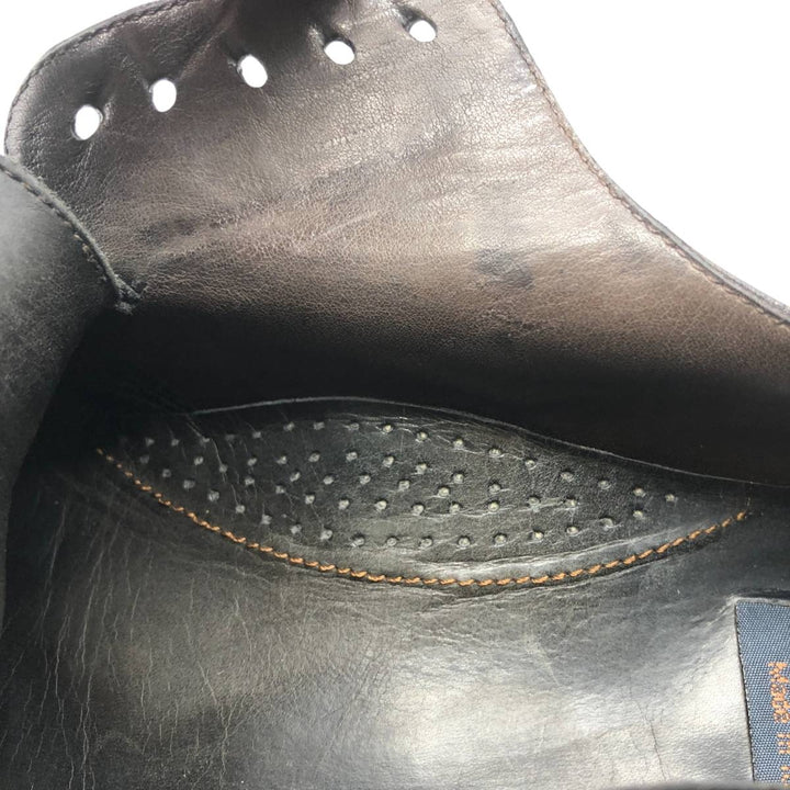 CABLE AND Co. Square Toe Straight Tip Shoes, Made in Italy, 8D Men's 26.5cm unclear black type Vintage Second Hand