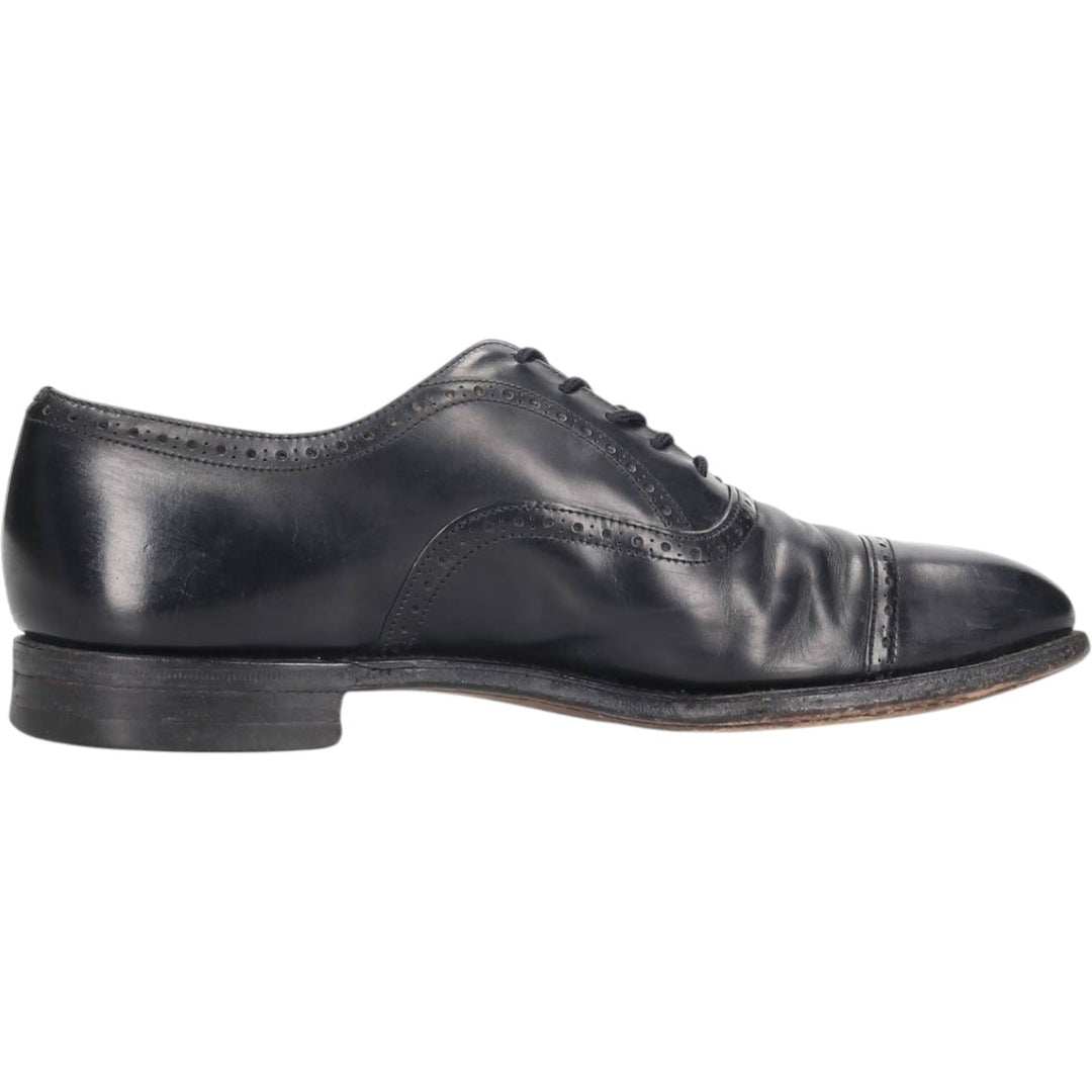 Church's semi-brogue straight-tip shoes Men's 26.5cm genuine leather black type Vintage Second Hand