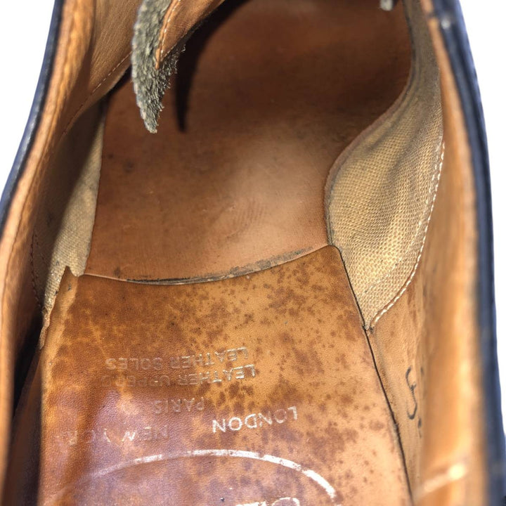 Church's semi-brogue straight-tip shoes Men's 26.5cm genuine leather black type Vintage Second Hand