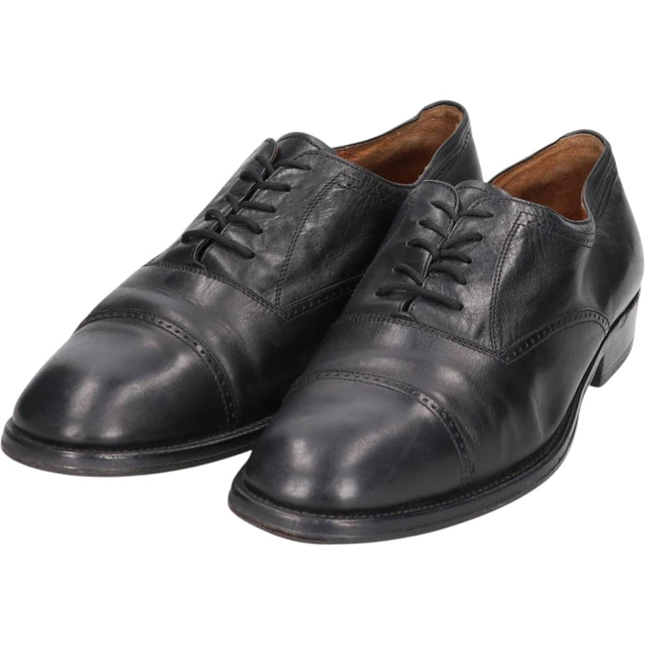 ALFEO PISANI Straight Tip Shoes, Made in Italy, Size 42 1/2 Men's 27.0cm unclear black type Vintage Second Hand