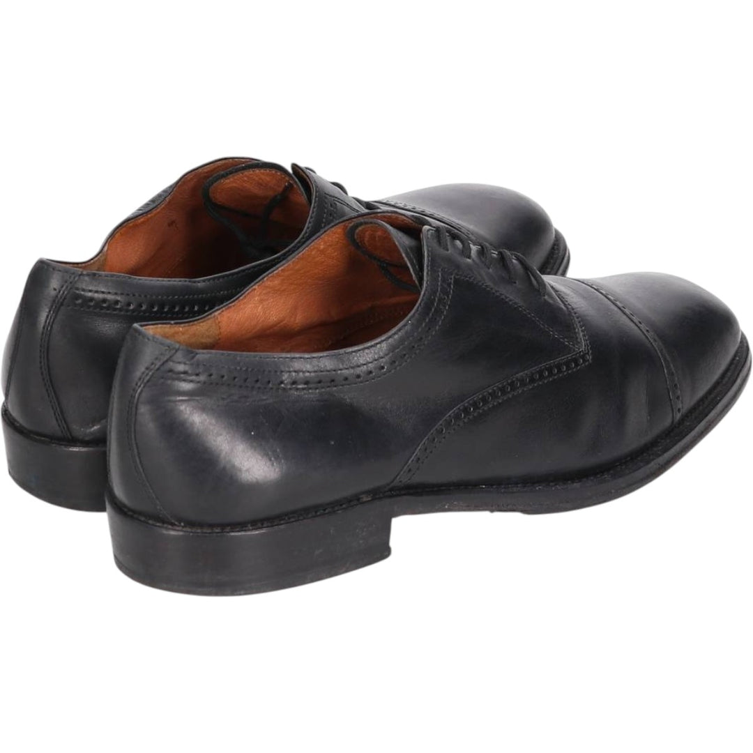 ALFEO PISANI Straight Tip Shoes, Made in Italy, Size 42 1/2 Men's 27.0cm unclear black type Vintage Second Hand