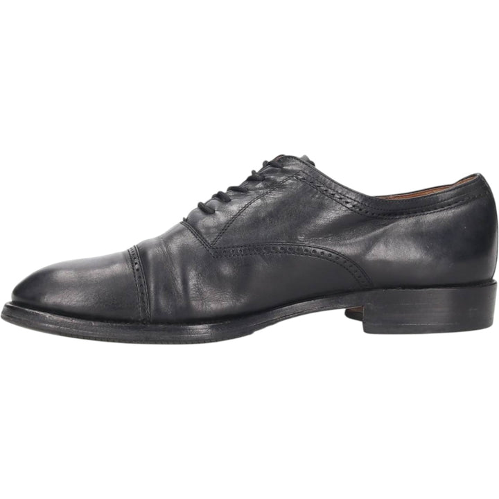 ALFEO PISANI Straight Tip Shoes, Made in Italy, Size 42 1/2 Men's 27.0cm unclear black type Vintage Second Hand