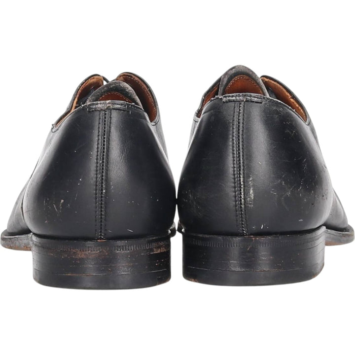 Church's Custom Grade Straight Tip Shoes, Made in England, Size 9.5D Men's 28.0cm genuine leather black type Vintage Second Hand