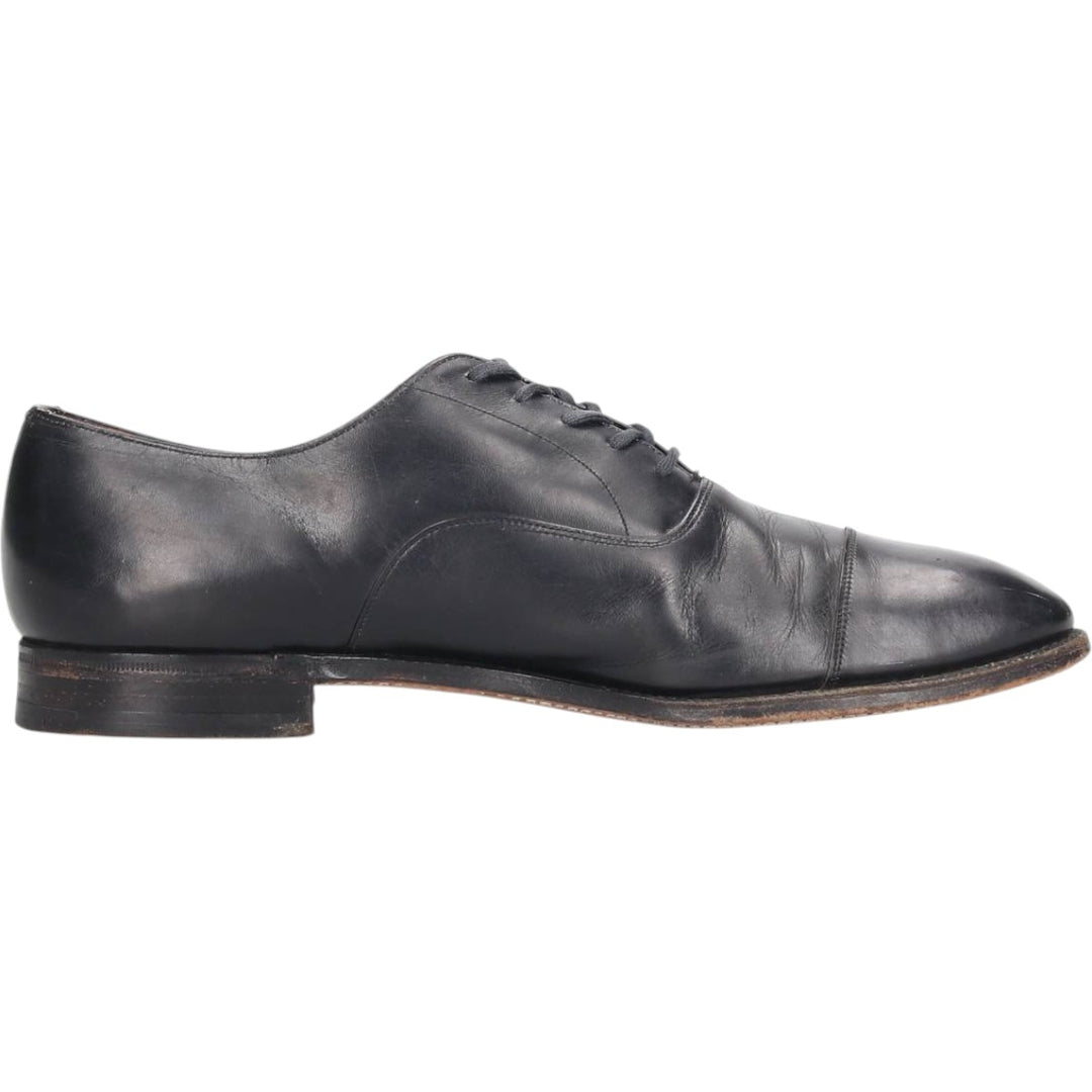 Church's Custom Grade Straight Tip Shoes, Made in England, Size 9.5D Men's 28.0cm genuine leather black type Vintage Second Hand