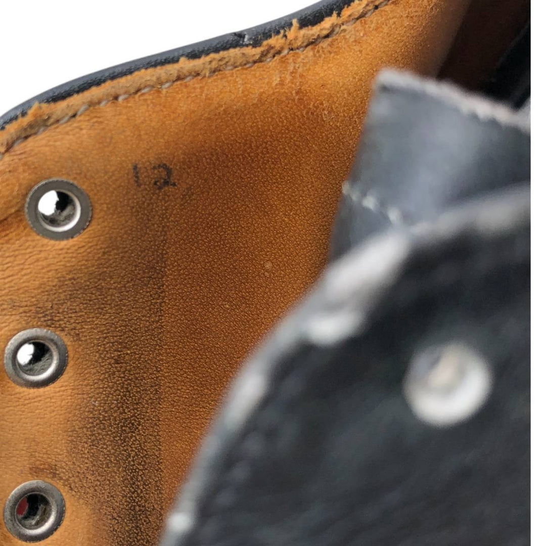Church's Custom Grade Straight Tip Shoes, Made in England, Size 9.5D Men's 28.0cm genuine leather black type Vintage Second Hand