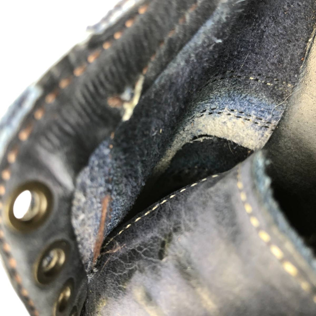 Allen Edmonds Neumok Wingtip Shoes Made in USA Men's 27.5cm genuine leather navy blue type Vintage Second Hand